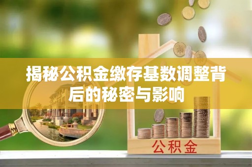 泉港揭秘公积金缴存基数调整背后的秘密与影响