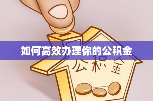 泉港如何高效办理你的公积金