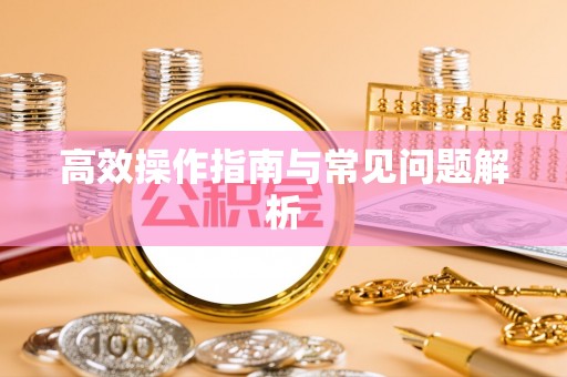 泉港高效操作指南与常见问题解析