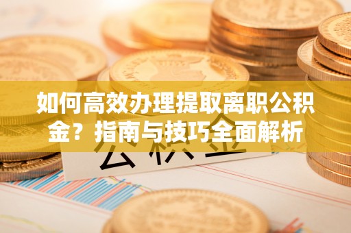 泉港如何高效办理提取离职公积金？指南与技巧全面解析