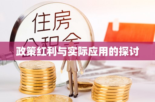 泉港政策红利与实际应用的探讨