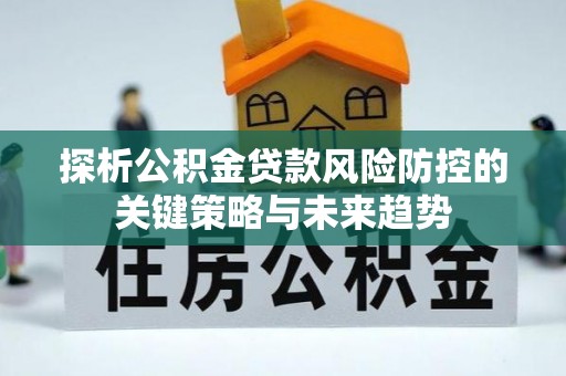 泉港探析公积金贷款风险防控的关键策略与未来趋势