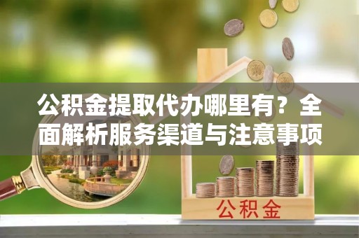 泉港公积金提取代办哪里有？全面解析服务渠道与注意事项
