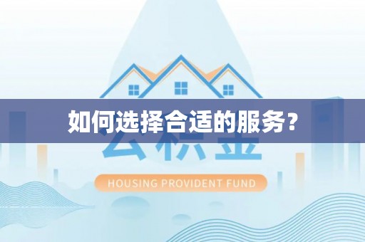 泉港如何选择合适的服务？