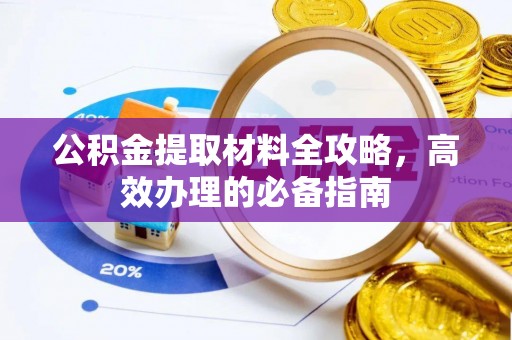 泉港公积金提取材料全攻略，高效办理的必备指南
