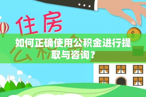 泉港如何正确使用公积金进行提取与咨询？
